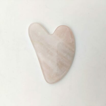 Pierre de Massage Gua Sha en Quartz Rose – Image 2