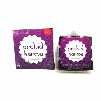 Brique d'encens Orchidée Karma 40g Aromafume – Image 2