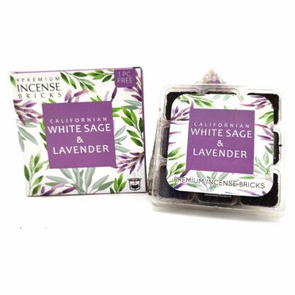 Brique d'encens Sauge Blanche + Lavande 40g Aromafume – Image 3