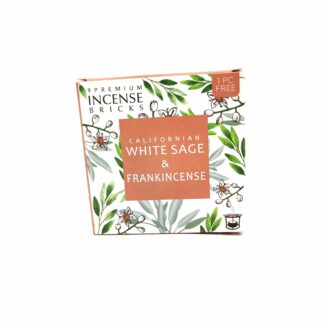 Brique d'encens Sauge Blanche + Frankincense 40g Aromafume