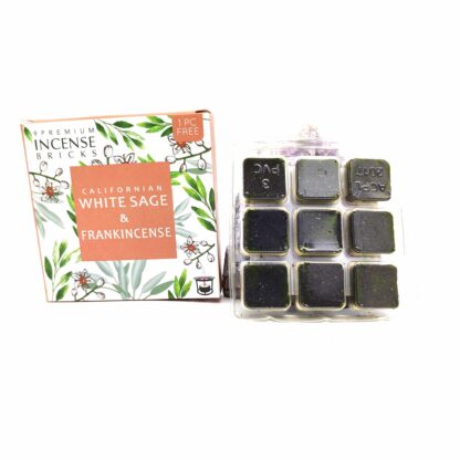 Brique d'encens Sauge Blanche + Frankincense 40g Aromafume – Image 3
