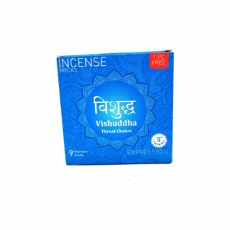 Brique d'encens 5eme Chakra Vishuddha 40g Aromafume