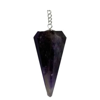 pendule divinatoire amethyste cone