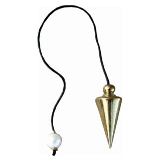 Pendule conique bronze 4cm