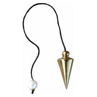 Pendule conique bronze 4cm
