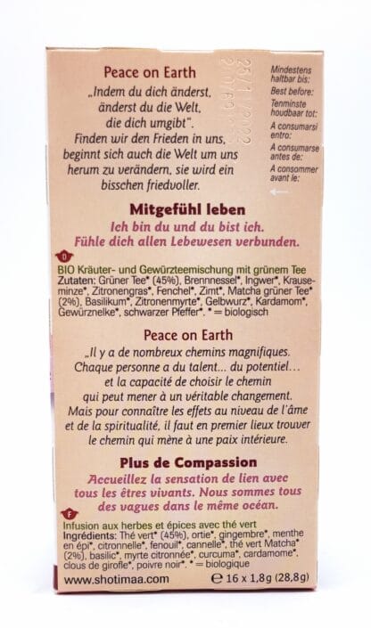 Infusion Ayurvédique BIO Shoti Maa Plus De Compassion – Image 2