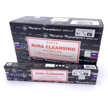 12 x Encens Satya Nettoyage de l'Aura 15 g – Image 2