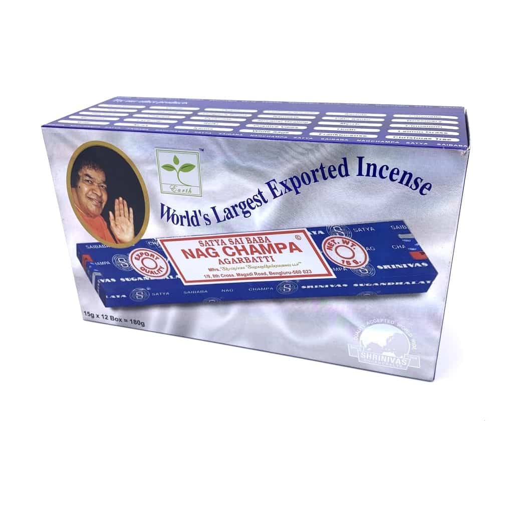 12 x Encens Nag Champa 15g