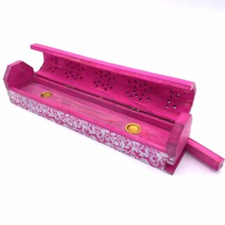 Boite Porte Encens Rose