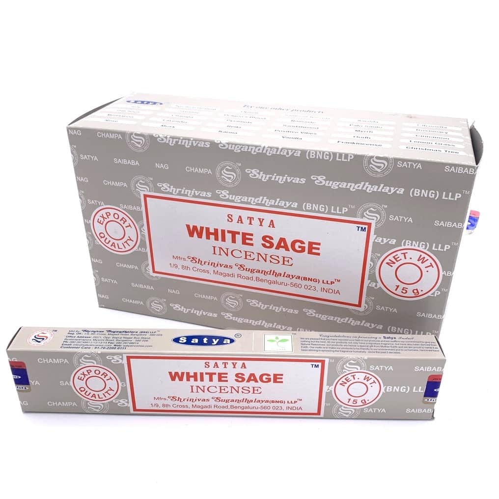 Bâtons d'encens - Sauge Blanche 15g - Satya