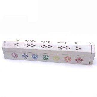 Boîte porte encens 7 chakras