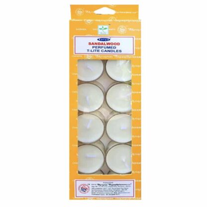 12 x bougie chauffe-plat Satya Bois de santal