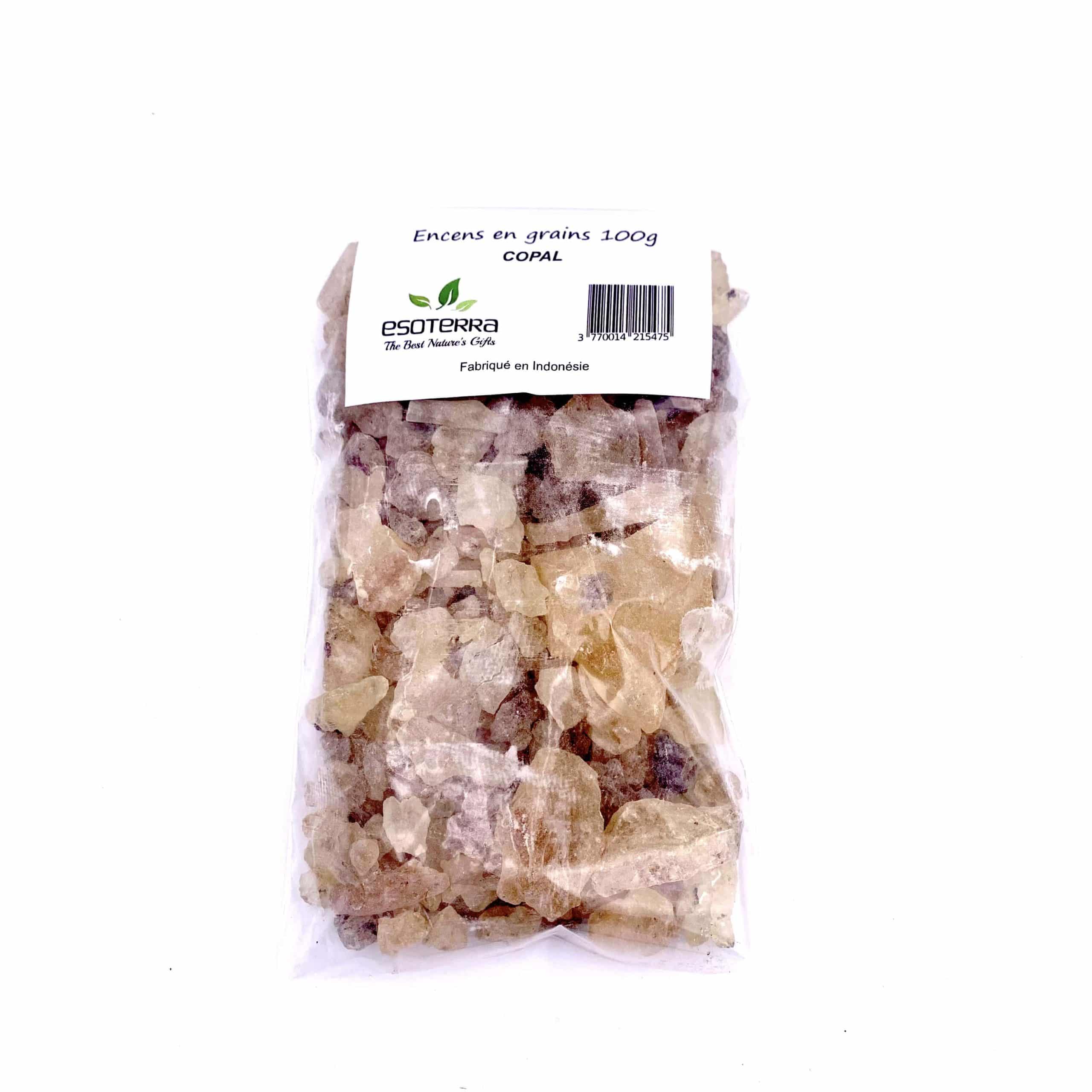 Encens Résine De Copal 100g - Marque Esoterra, Pur Et Naturel