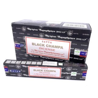 12 x Encens Satya Black Champa 15g