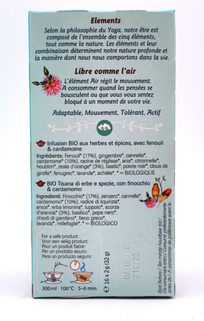 Infusion Ayurvédique BIO Shoti Maa Libre Comme L'Air – Image 2