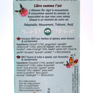 Infusion Ayurvédique BIO Shoti Maa Libre Comme L'Air