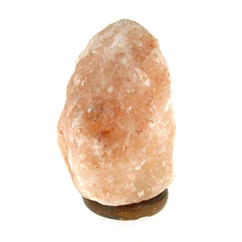 Lampe de sel naturel de l'Himalaya – 1,5/2 kg + Bougeoir en cadeau –  Recommandée pour Feng Shui : : Luminaires et Éclairage