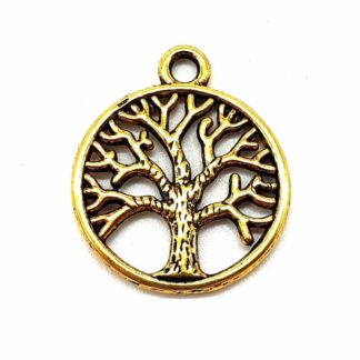 Pendentif Arbre de Vie Doré