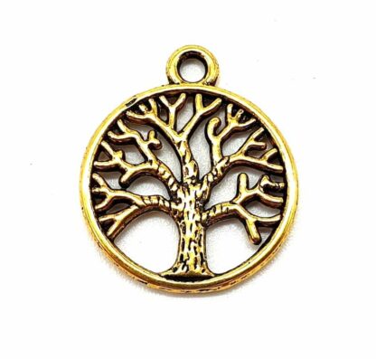 Pendentif Arbre de Vie Doré