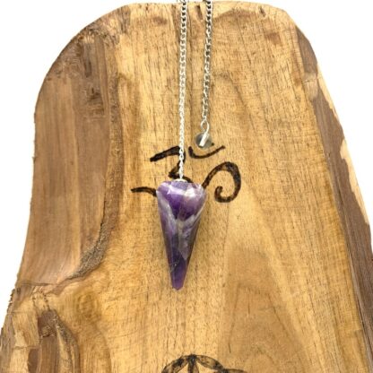 pendule divinatoire amethyste cone