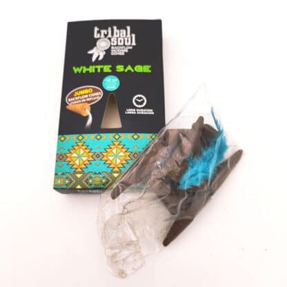 Encens Cônes Backflow XL Tribal Soul Sauge Blanche – Image 2